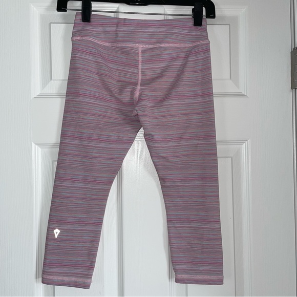 Ivivva Pink Stripe Crops - Picture 2 of 5